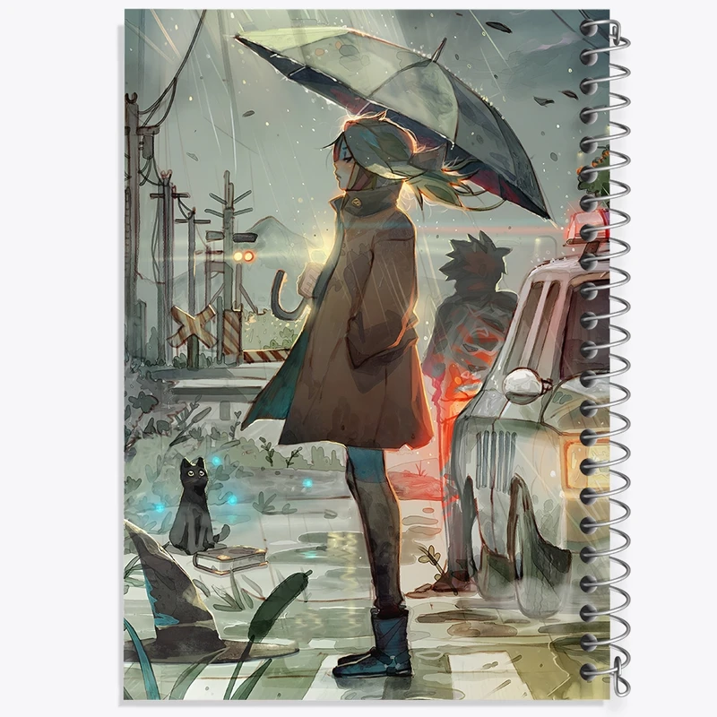 دفتر طراحی 50 برگ خندالو طرح دخترانه کد N8002