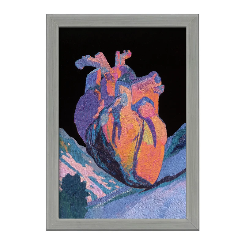 تابلو خندالو طرح قلب (Heart) کد F14130