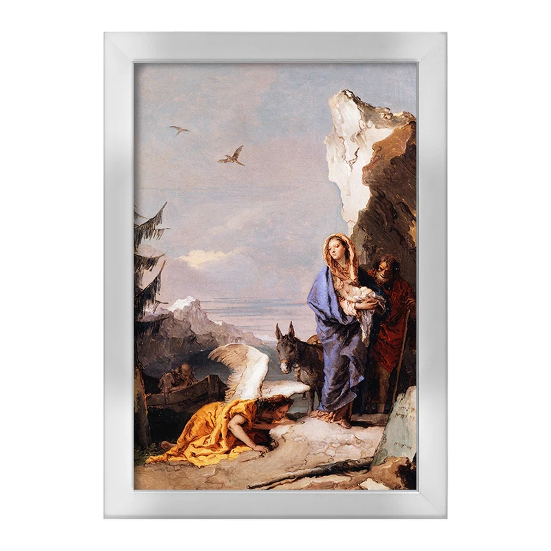 تابلو خندالو طرح نقاشی پرواز به مصر اثر جیووانی باتیستا تیپولو کد F12316