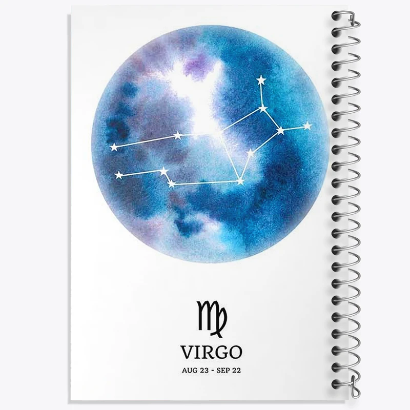 دفتر مشق 50 برگ خندالو طرح ماه تولد شهریور کد F11389