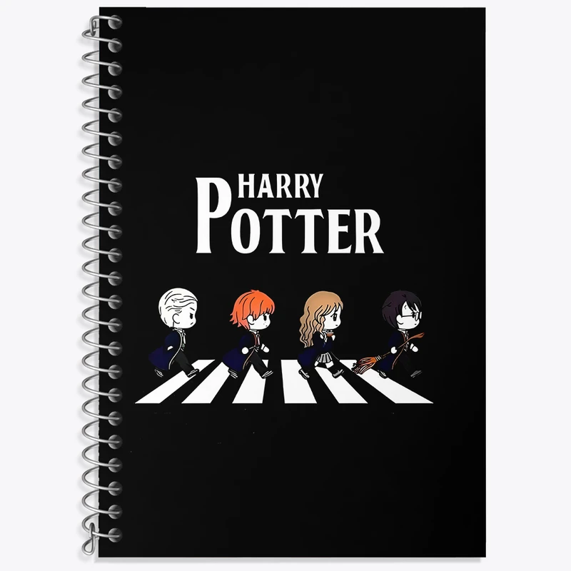دفتر زبان 50 برگ خندالو مدل دو خط طرح هری پاتر (Harry Potter) کد F4452