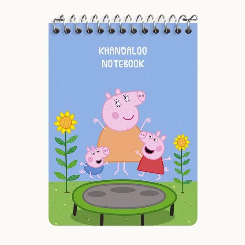 دفتر یادداشت 50 برگ خندالو طرح انیمیشن پپا پیگ (Peppa Pig) کد N9260
