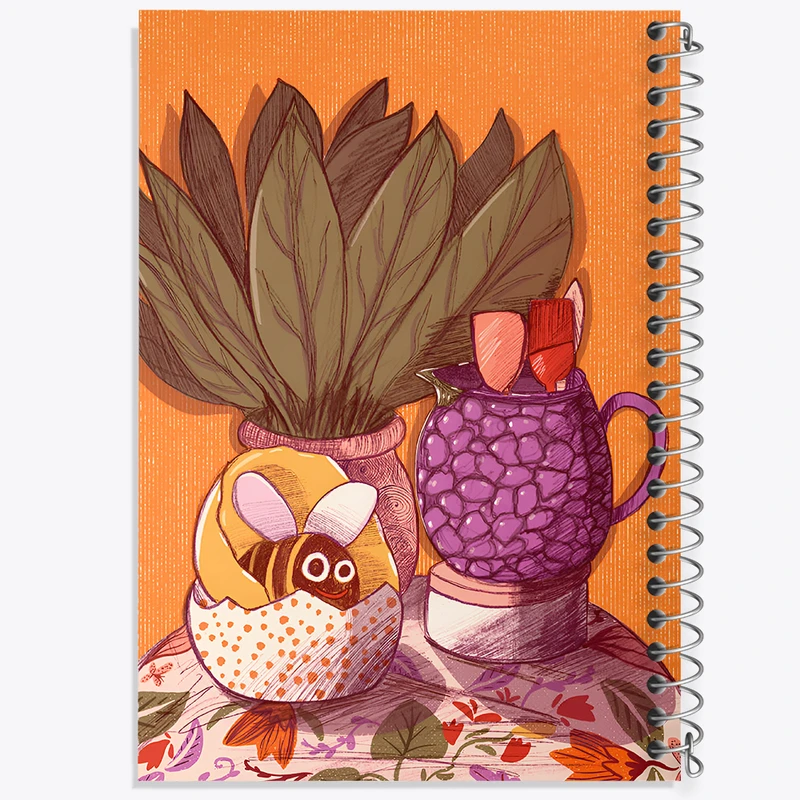 دفتر مشق 100 برگ خندالو طرح فانتزی کد N8336