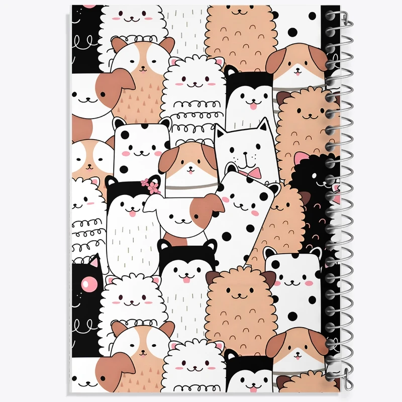 دفتر طراحی 50 برگ خندالو طرح حیوانات بامزه کد N5239