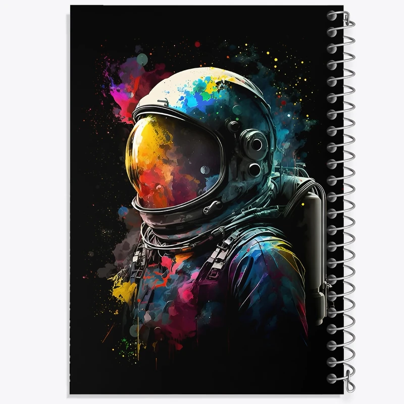 دفتر لیست خرید 50 برگ خندالو طرح فضانورد کد F9967