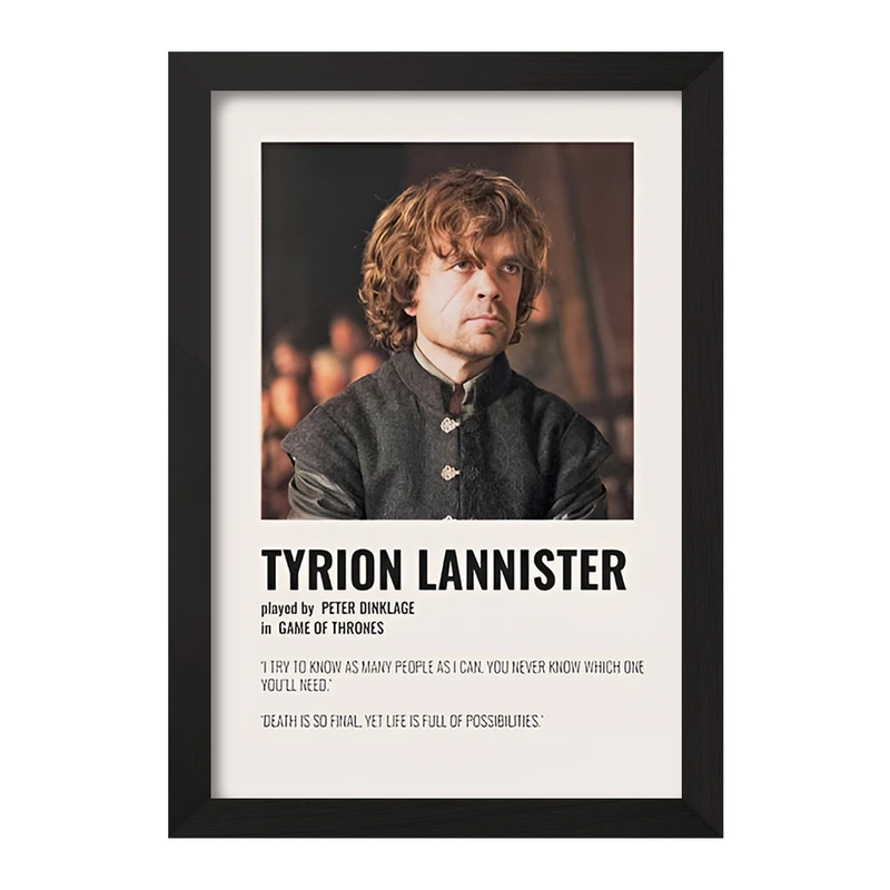 تابلو خندالو طرح تیریون لنیستر (Tyrion Lannister) کد F13379