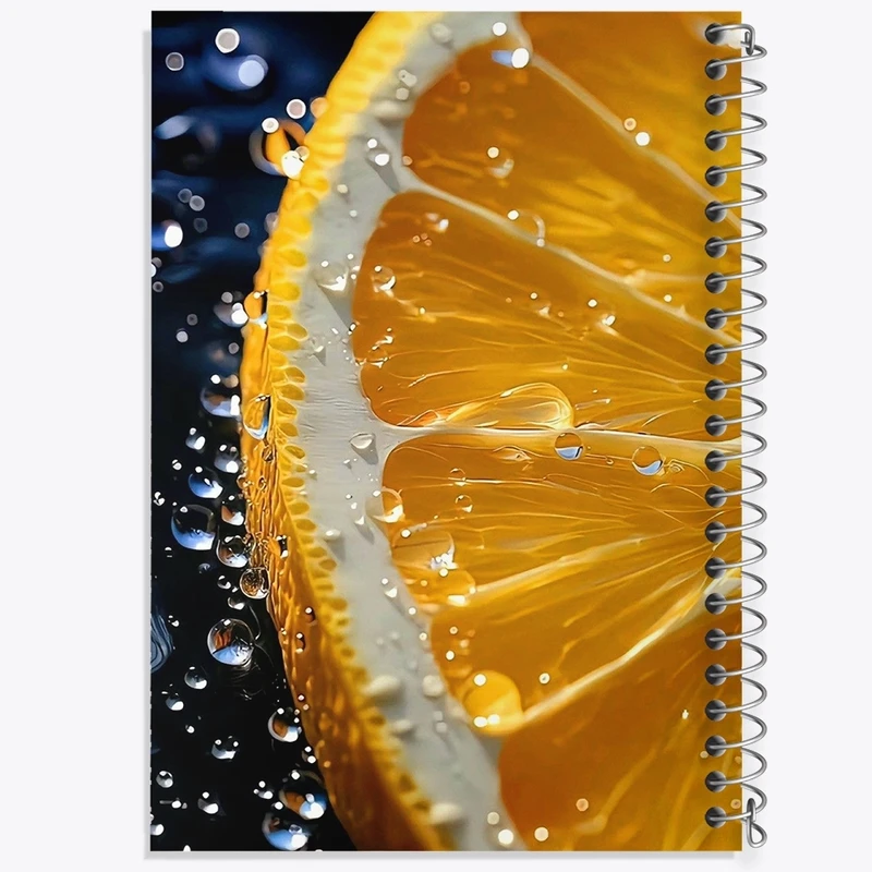 دفتر طراحی 50 برگ خندالو طرح پرتغال کد F705