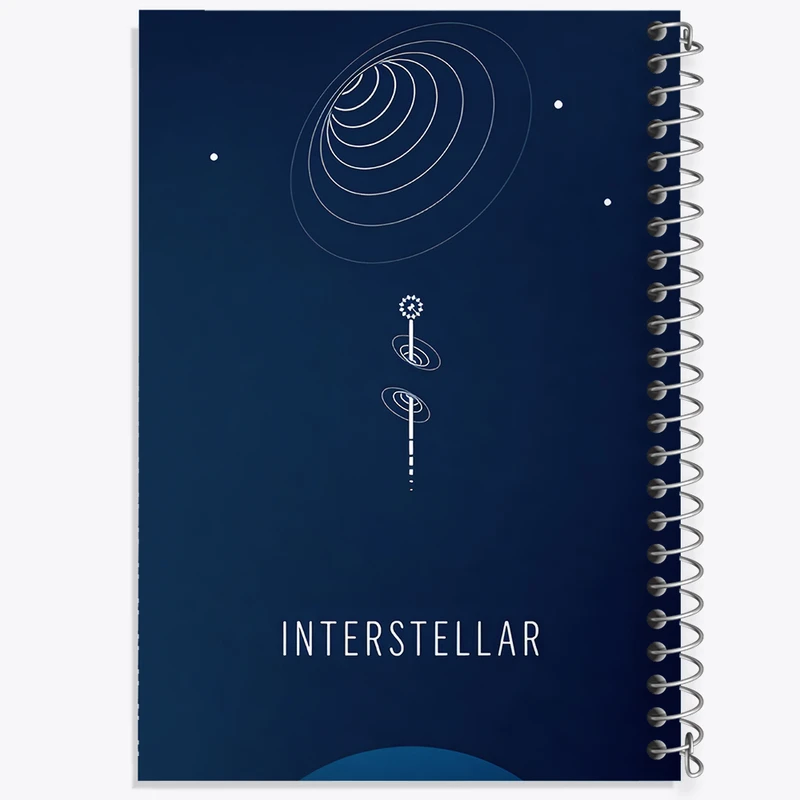 دفتر مشق 50 برگ خندالو طرح فیلم اینتراستلار کد F4714