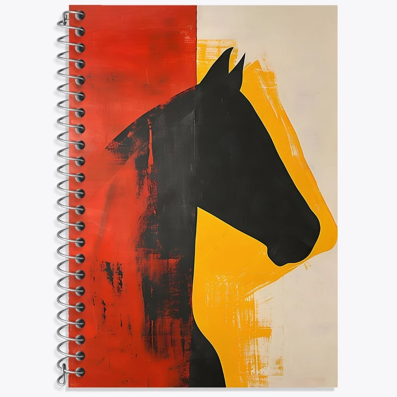 دفتر لغت 50 برگ خندالو طرح اسب کد F4620