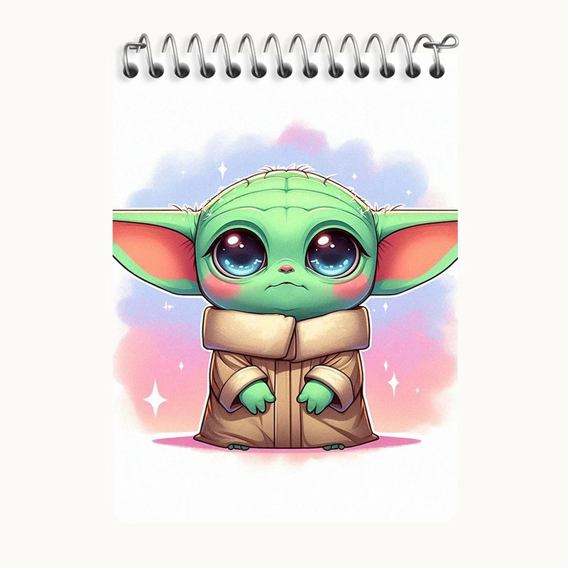 دفتر یادداشت 50 برگ خندالو طرح بیبی یودا کد N1856