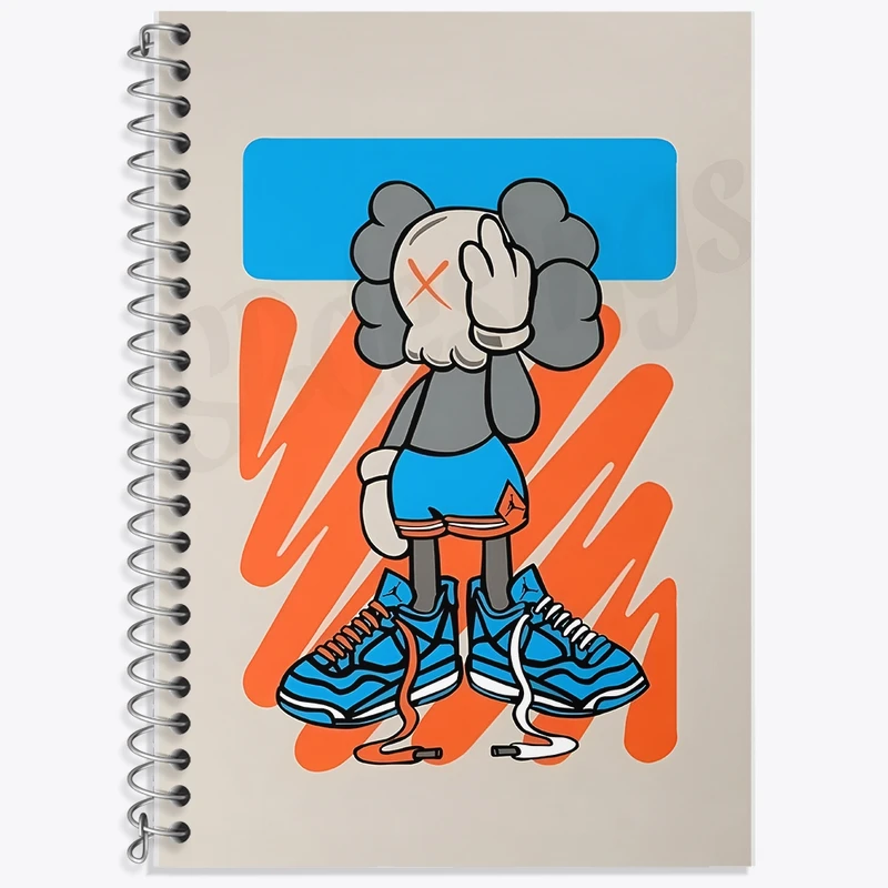 دفتر لغت 50 برگ خندالو طرح  کاوز (Kaws) کد F11035