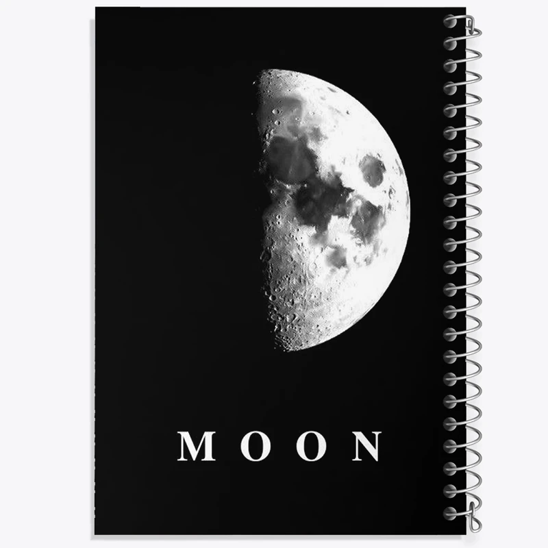 دفتر طراحی 50 برگ خندالو طرح ماه کد 29609