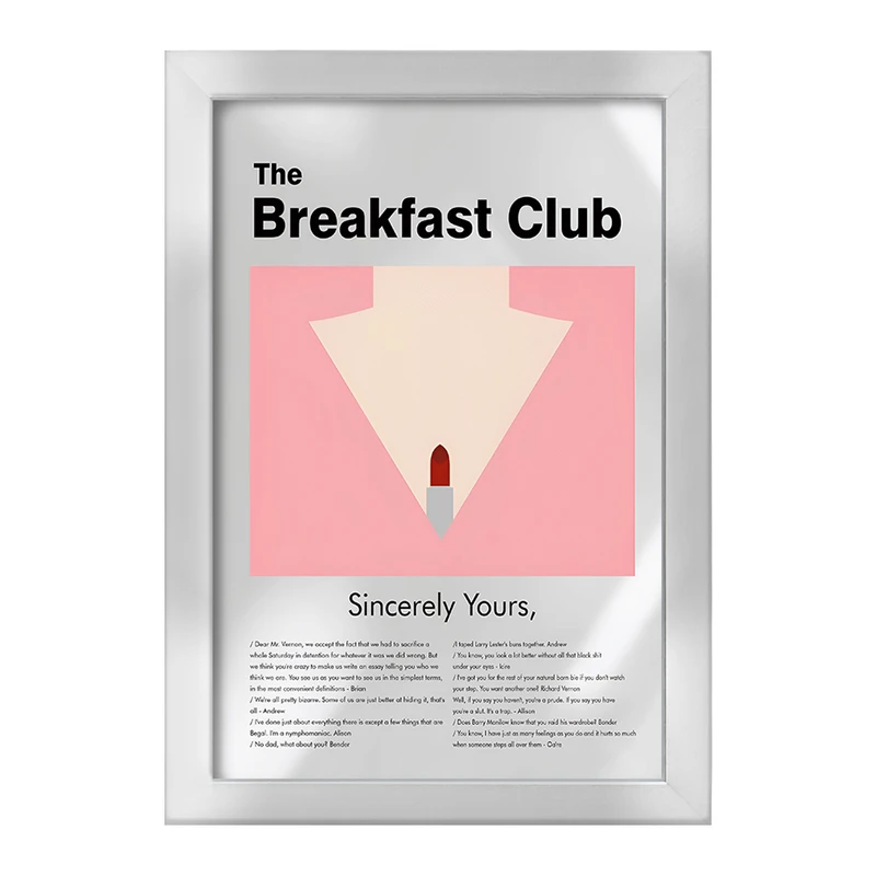 تابلو خندالو طرح کلوپ صبحانه (The Breakfast Club) کد F13809