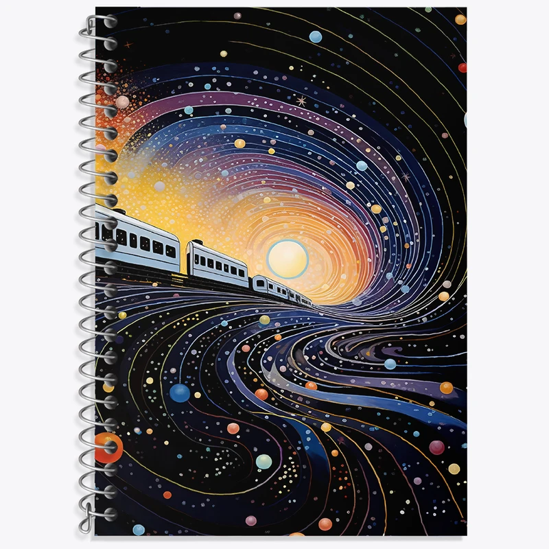 دفتر نت موسیقی 50 برگ خندالو طرح قطار ابدیت کد F4571