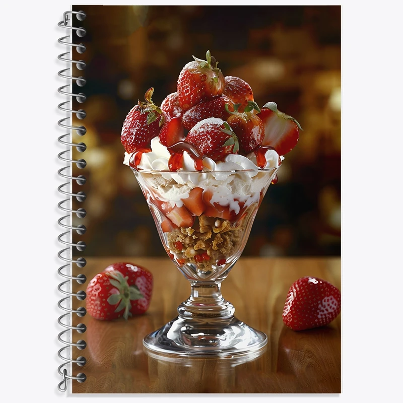 دفتر لغت 50 برگ خندالو طرح بستنی کد F9347