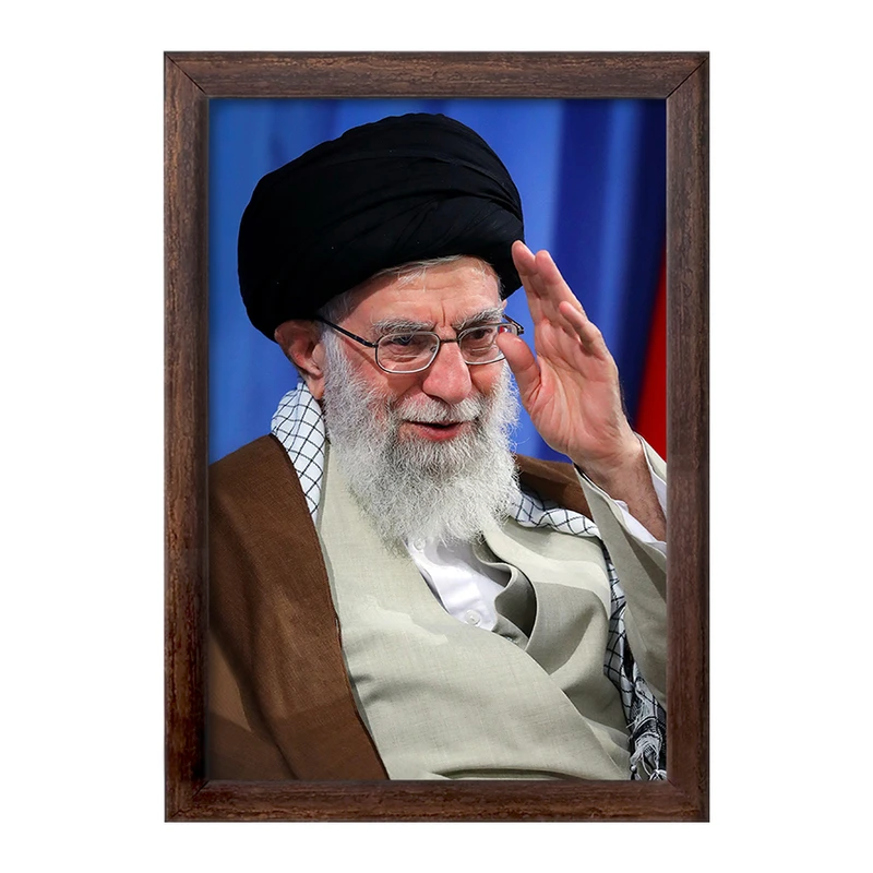تابلو خندالو طرح حضرت آیت الله خامنه ای کد 12617