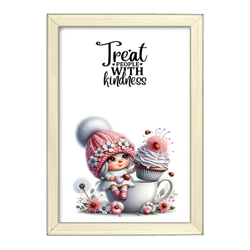 تابلو خندالو طرح دخترانه کیوت کد F5806