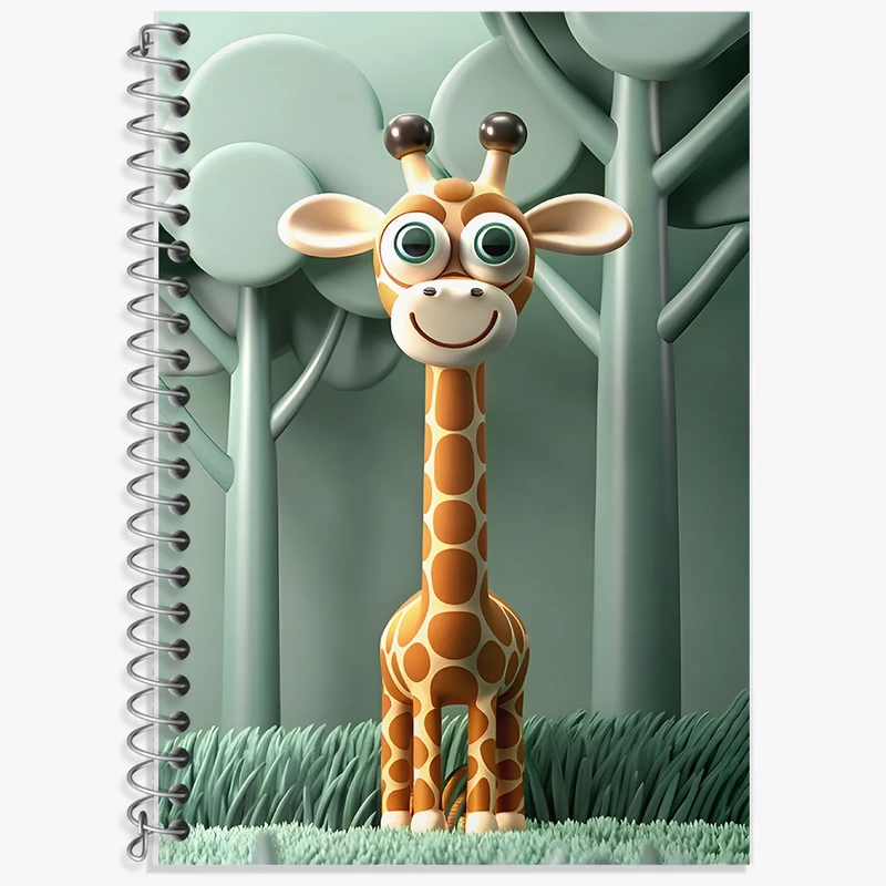 دفتر لغت 50 برگ خندالو طرح زرافه کد F12769