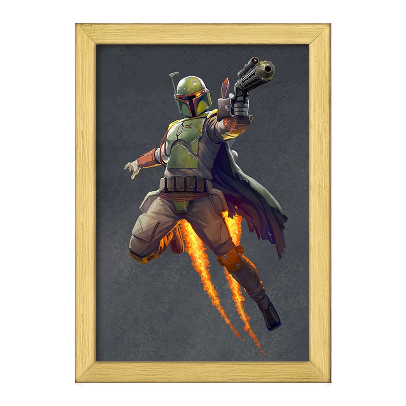 تابلو خندالو طرح جنگ ستارگان (Star Wars) کد F1781