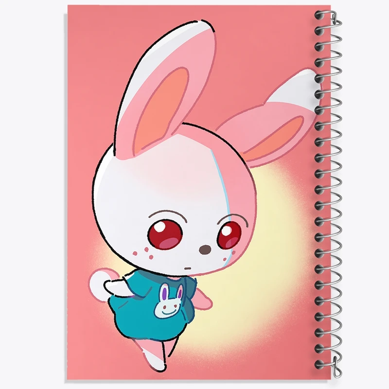 دفتر طراحی 50 برگ خندالو طرح بازی انیمال کراسینگ (Animal Crossing) کد 32658