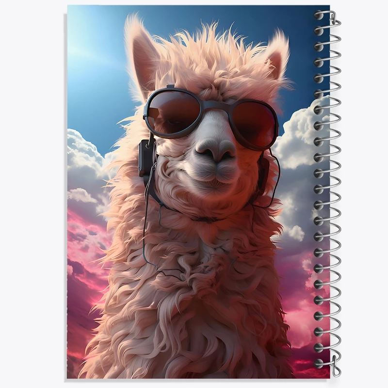 دفتر لیست خرید 50 برگ خندالو طرح لاما کد F9963