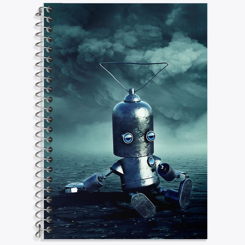 دفتر لغت 50 برگ خندالو طرح ربات کد F10265