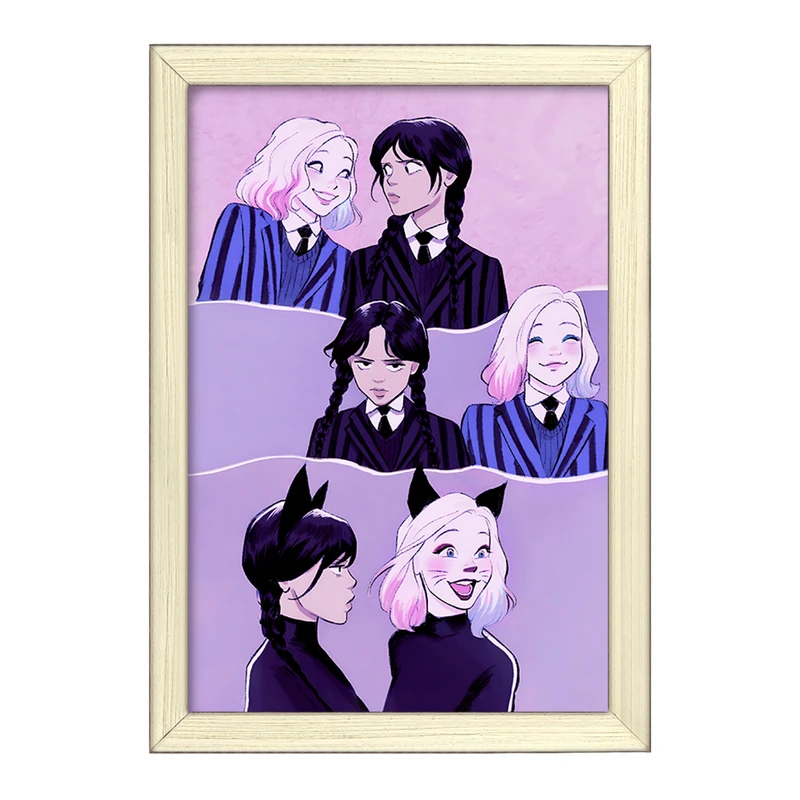 تابلو خندالو طرح ونزدی (Wednesday) کد F4952