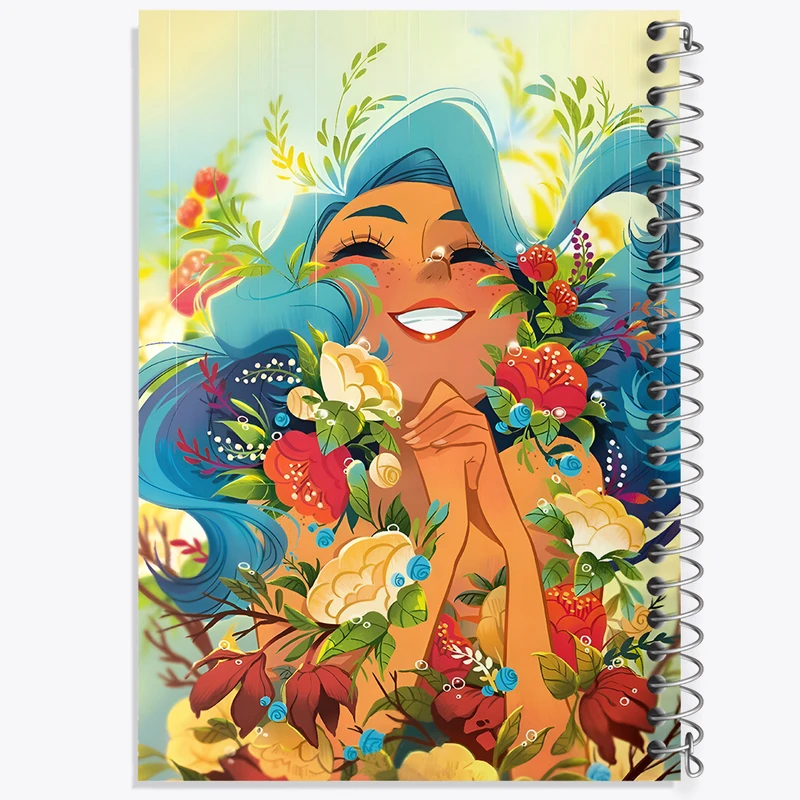 دفتر مشق 100 برگ خندالو طرح دخترانه کد F10528