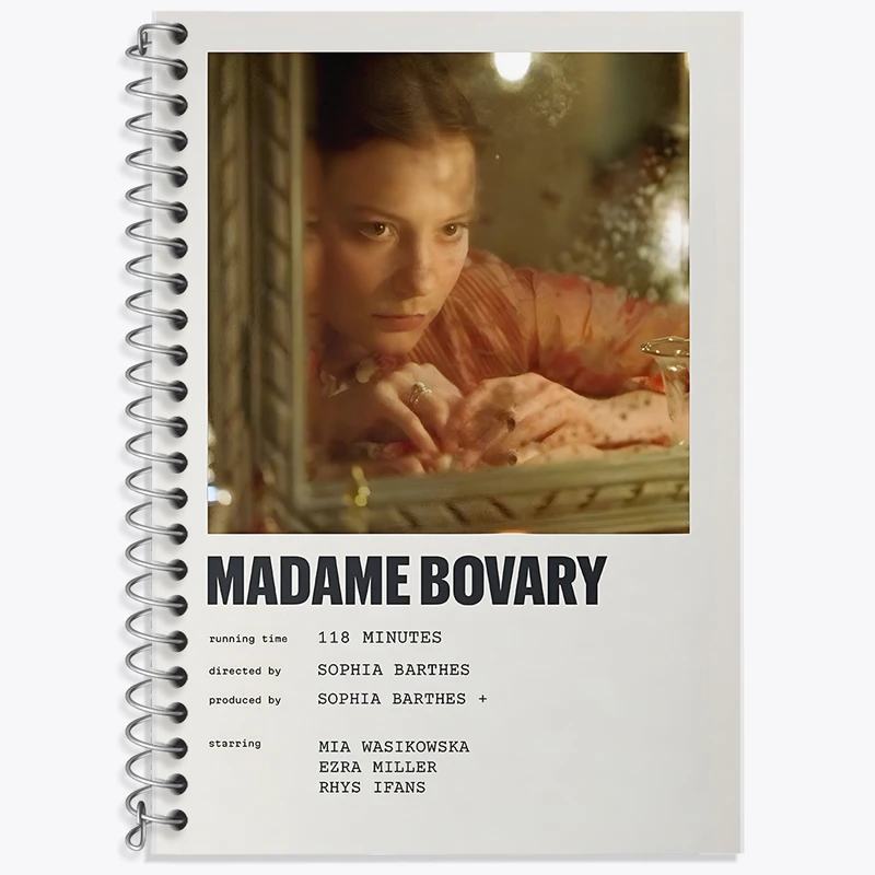 دفتر زبان دوخط 50 برگ خندالو طرح مادام بوواری (Madame Bovary) کد F13048