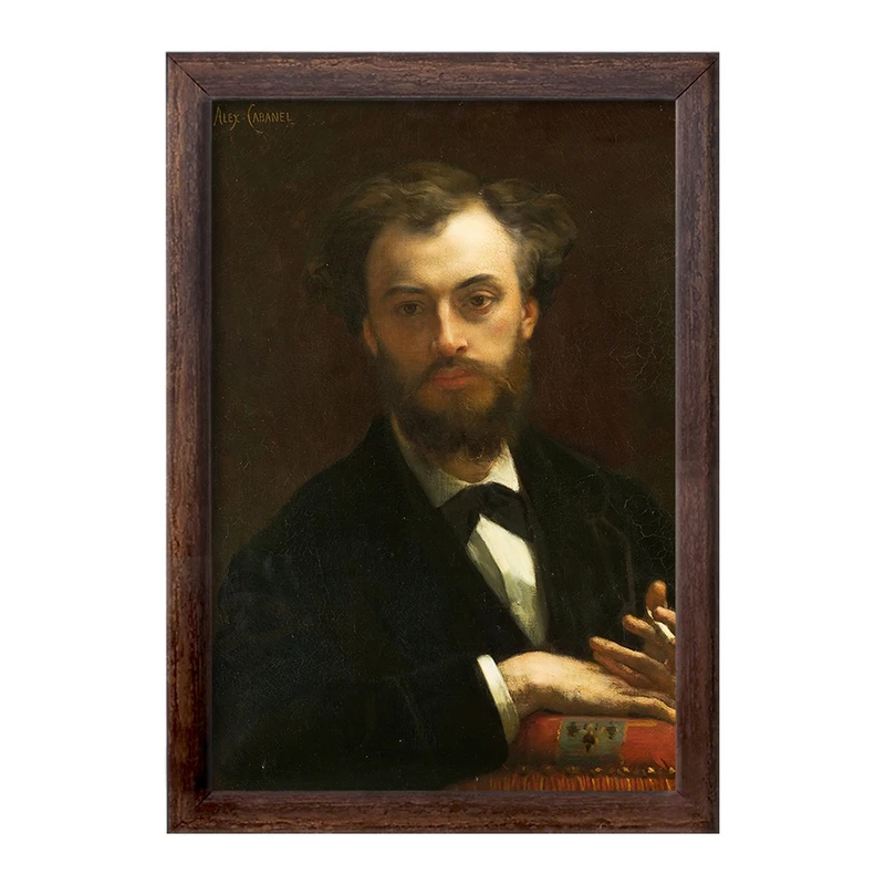 تابلو خندالو طرح پرتره پیر الکساندر کابانل  کد F12199