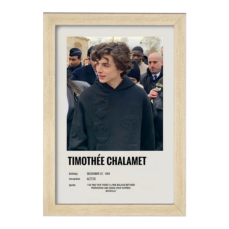 تابلو خندالو طرح تیموتی شالامی (Timothée Chalamet) کد F13144