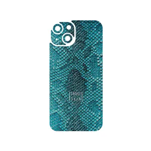 MAHOOT Blue Snake Skin Cover Sticker for Apple iPhone 14