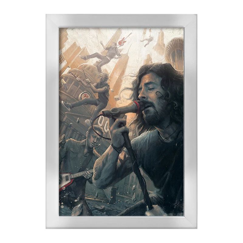 تابلو خندالو طرح Dave Grohl کد F209