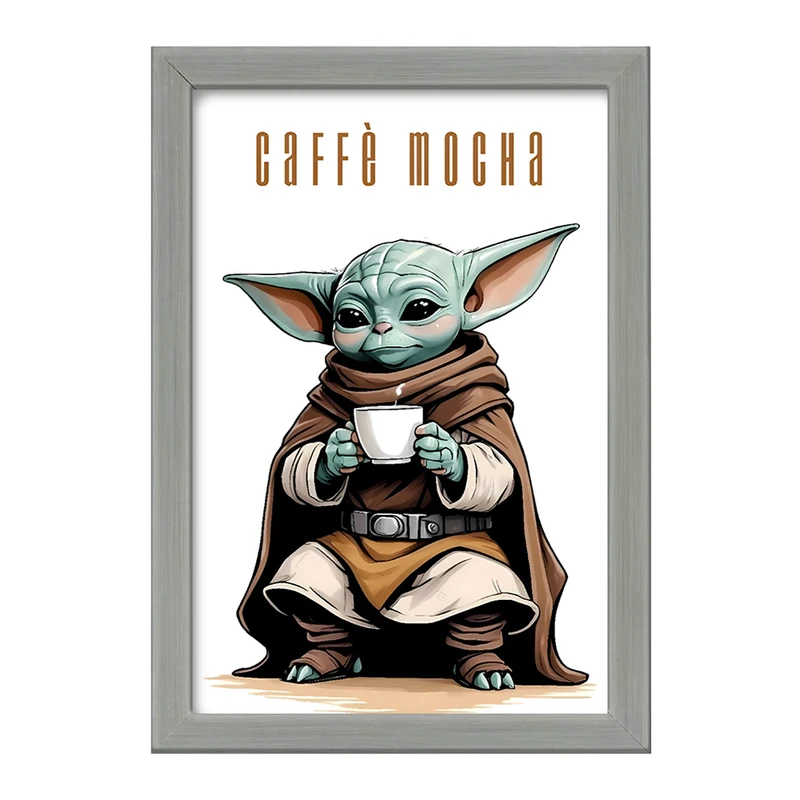 تابلو خندالو طرح بیبی یودا کد F10177