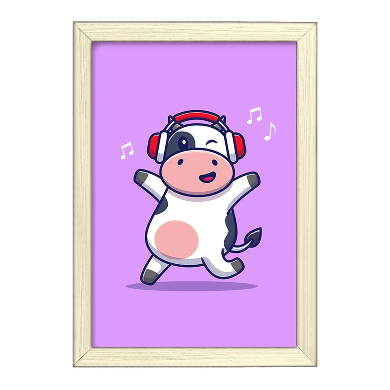 تابلو خندالو طرح گاو  کد 7026