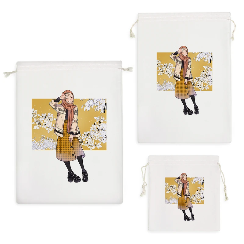 نظم دهنده خندالو مدل دخترانه با حجاب کد 2401 مجموعه 3 عددی