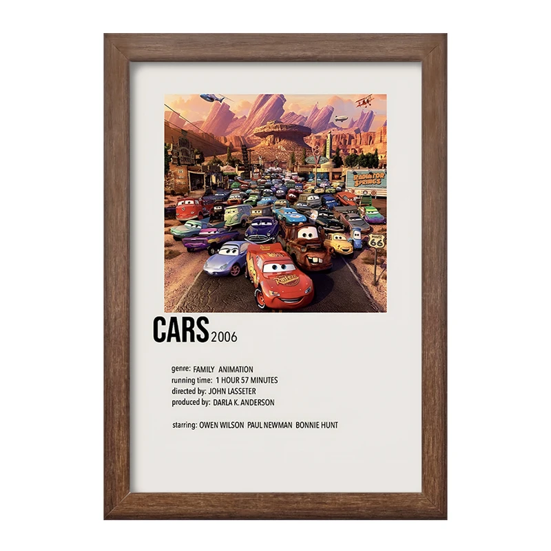 تابلو خندالو طرح ماشین ها (Cars) کد F13236