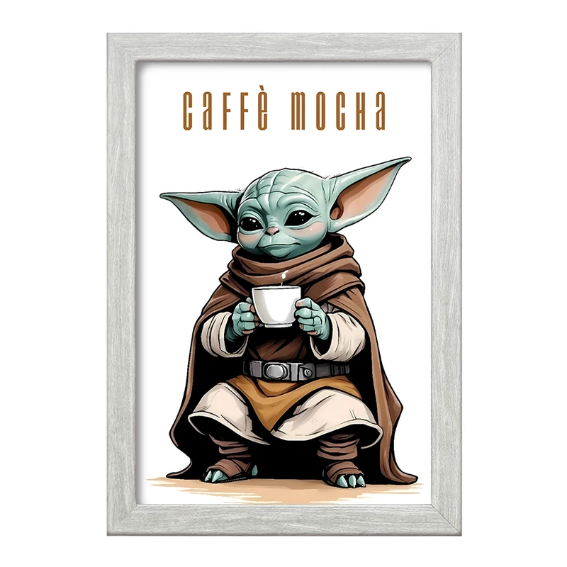 تابلو خندالو طرح بیبی یودا کد F10177