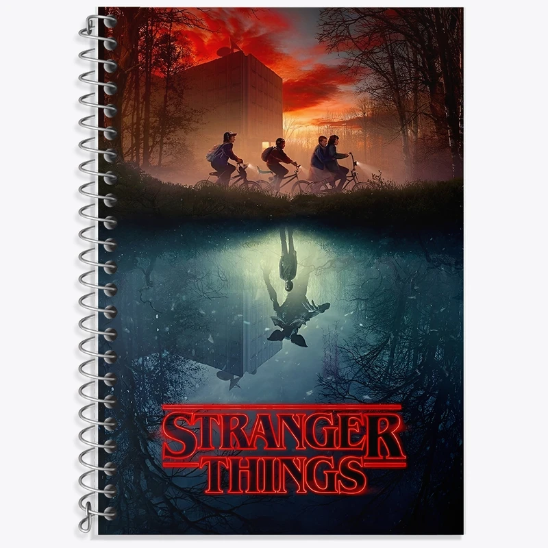 دفتر لغت 50 برگ خندالو طرح استرنجر تینگز (Stranger Things) کد F10170