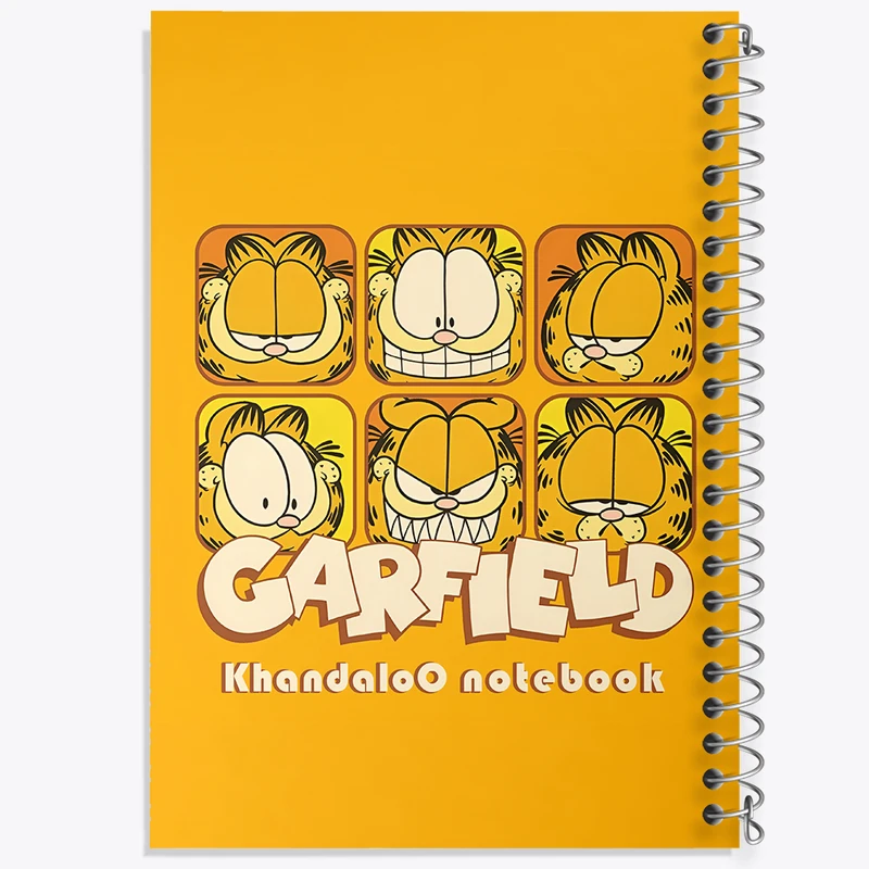 دفتر مشق 50 برگ خندالو طرح گارفیلد (Garfield) کد N9461