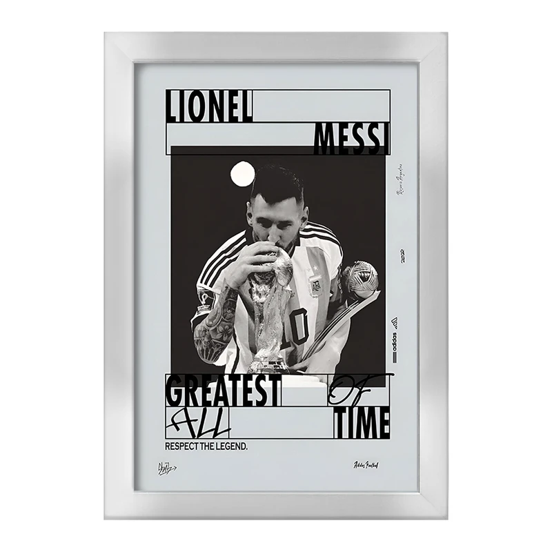 تابلو خندالو طرح لیونل مسی کد F13476