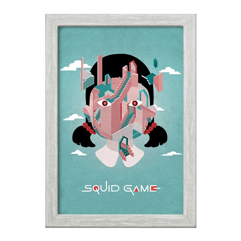 تابلو خندالو طرح بازی مرکب (Squid Game) کد F10142