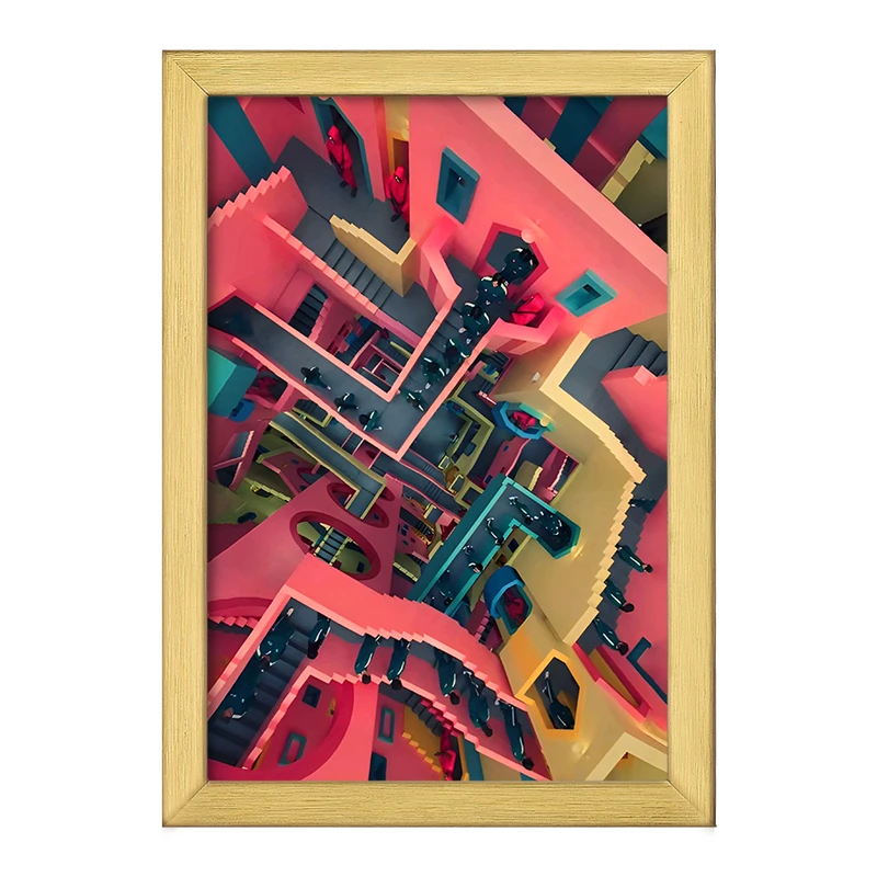 تابلو خندالو طرح بازی مرکب (Squid Game) کد F11870