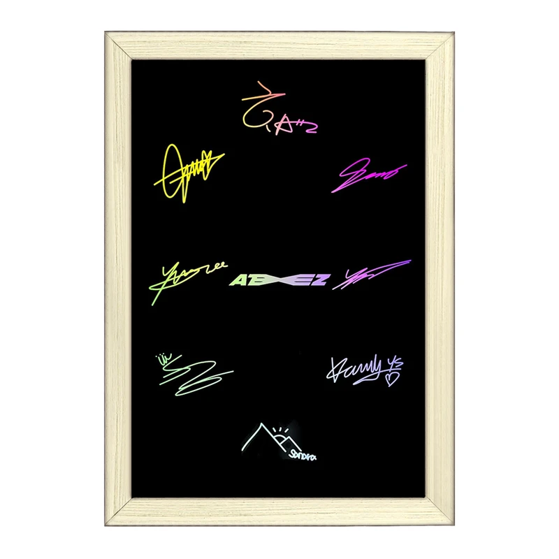 تابلو خندالو طرح گروه ایتیز ATEEZ  کد 21304