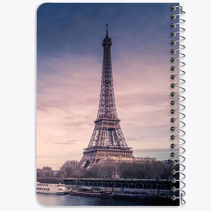 دفتر یادداشت 50 برگ خندالو طرح برج ایفل کد 20744