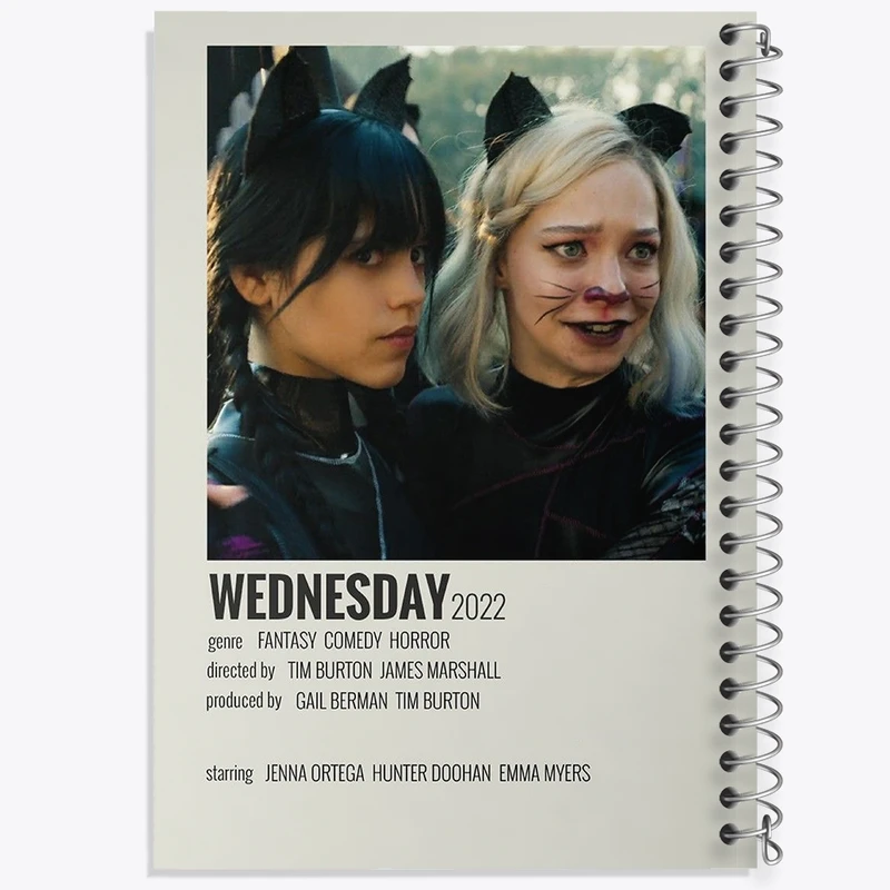 دفتر لیست خرید 50 برگ خندالو طرح ونزدی (Wednesday) کد F13275