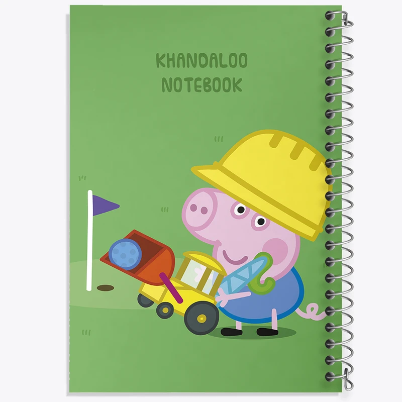 دفتر مشق 50 برگ خندالو طرح انیمیشن پپا پیگ (Peppa Pig) کد N9258