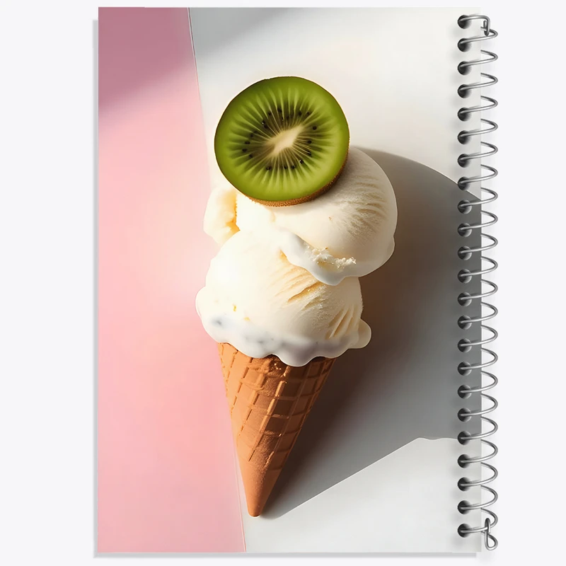 دفتر مشق 100 برگ خندالو طرح بستنی کد F10578