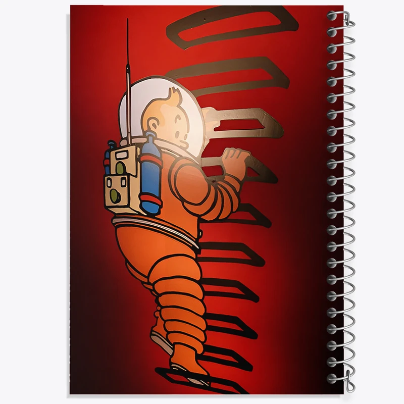 دفتر مشق 50 برگ خندالو طرح تن تن (Tintin) کد F10334