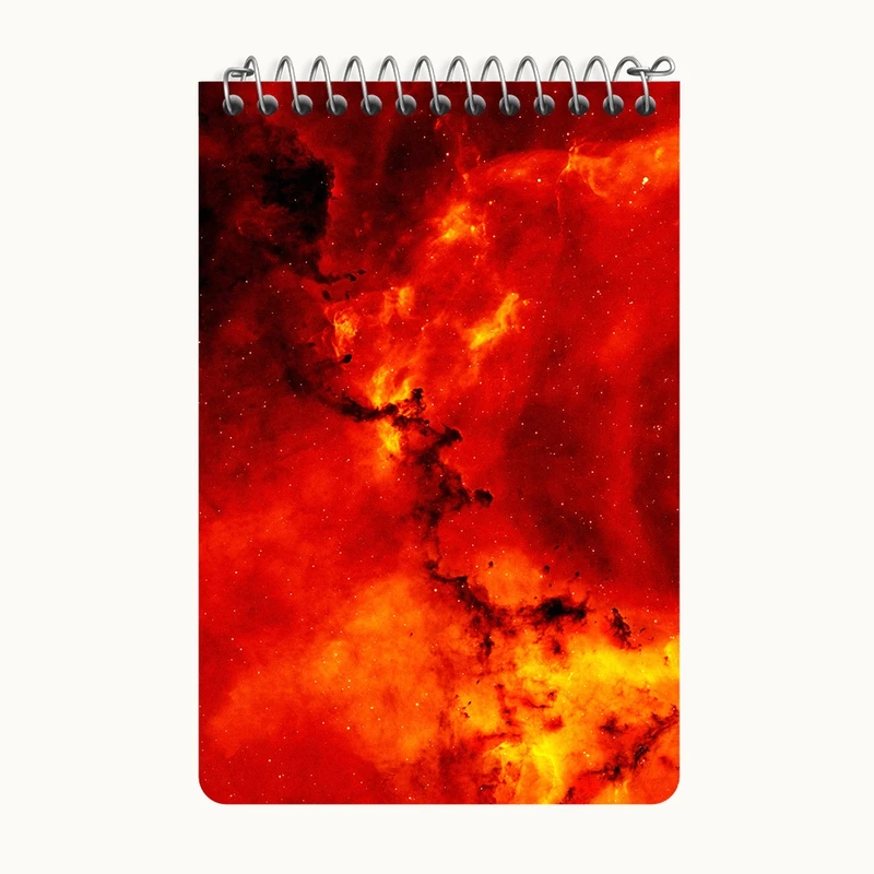 دفتر یادداشت 50 برگ خندالو طرح کهکشان (galaxy) کد F6711